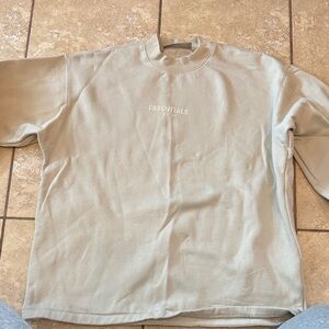 Fear of God Essentials Cream Sweatshirt